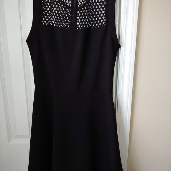 Fishbowl Black Dress with Netting - Picture 1 of 5